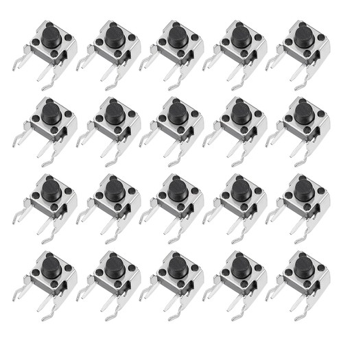 20pcs bouton fixation - 20pcs, latéral